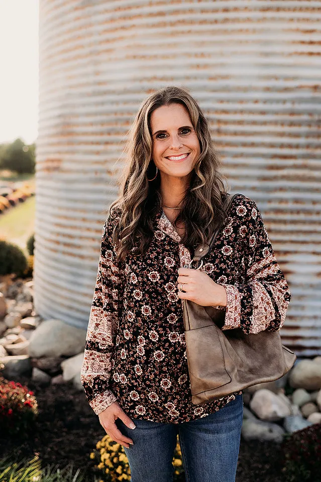 Vintage Blooms Blouse