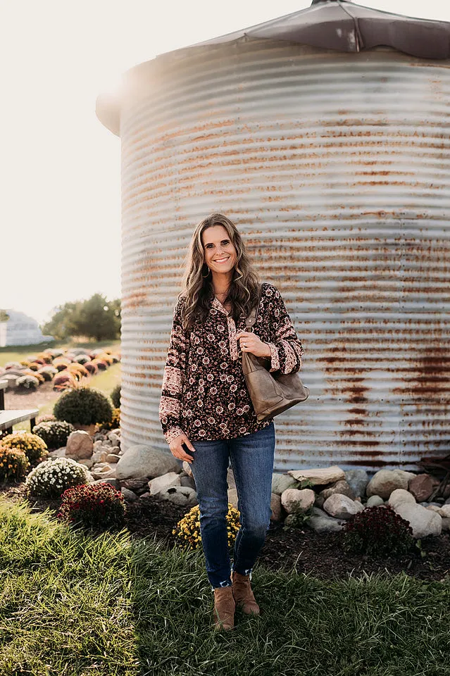 Vintage Blooms Blouse