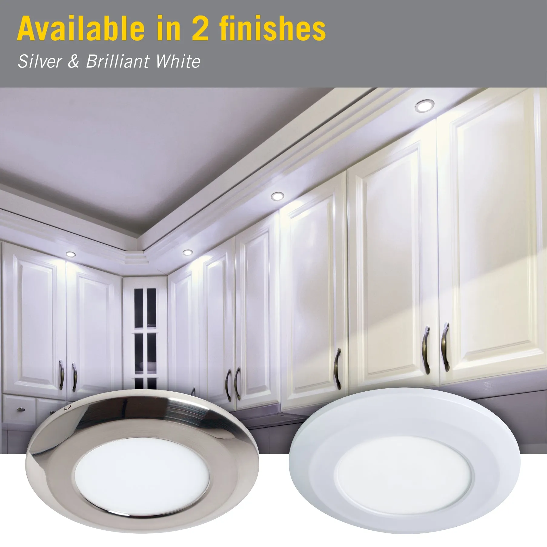 Wafer Thin Under Cabinet LED Puck Light
